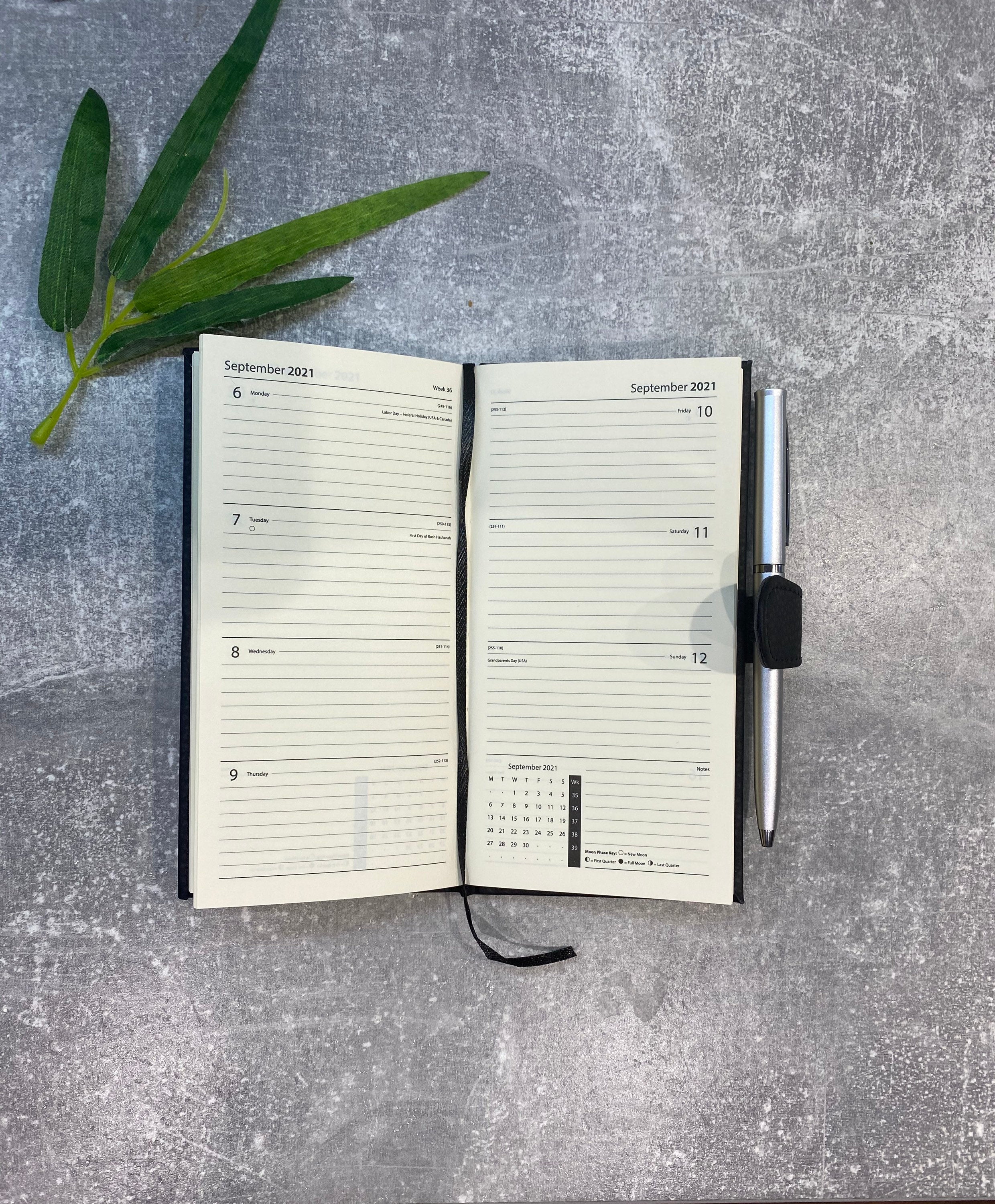 Pocket 2026 diary | Week to view | Personalised With any Initials Or Name
