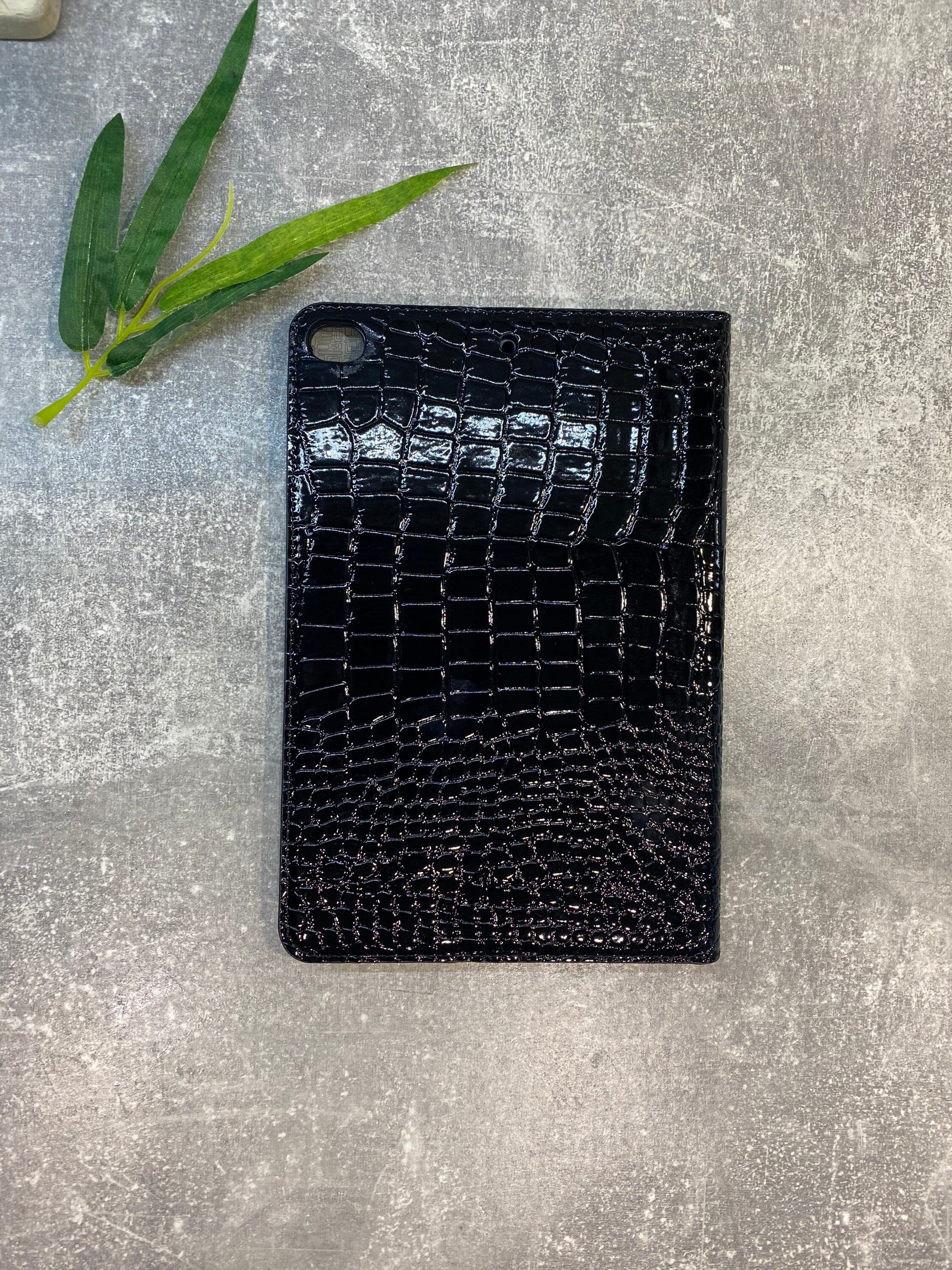 Personalized Black Croc PU Leather iPad Mini 6 Case