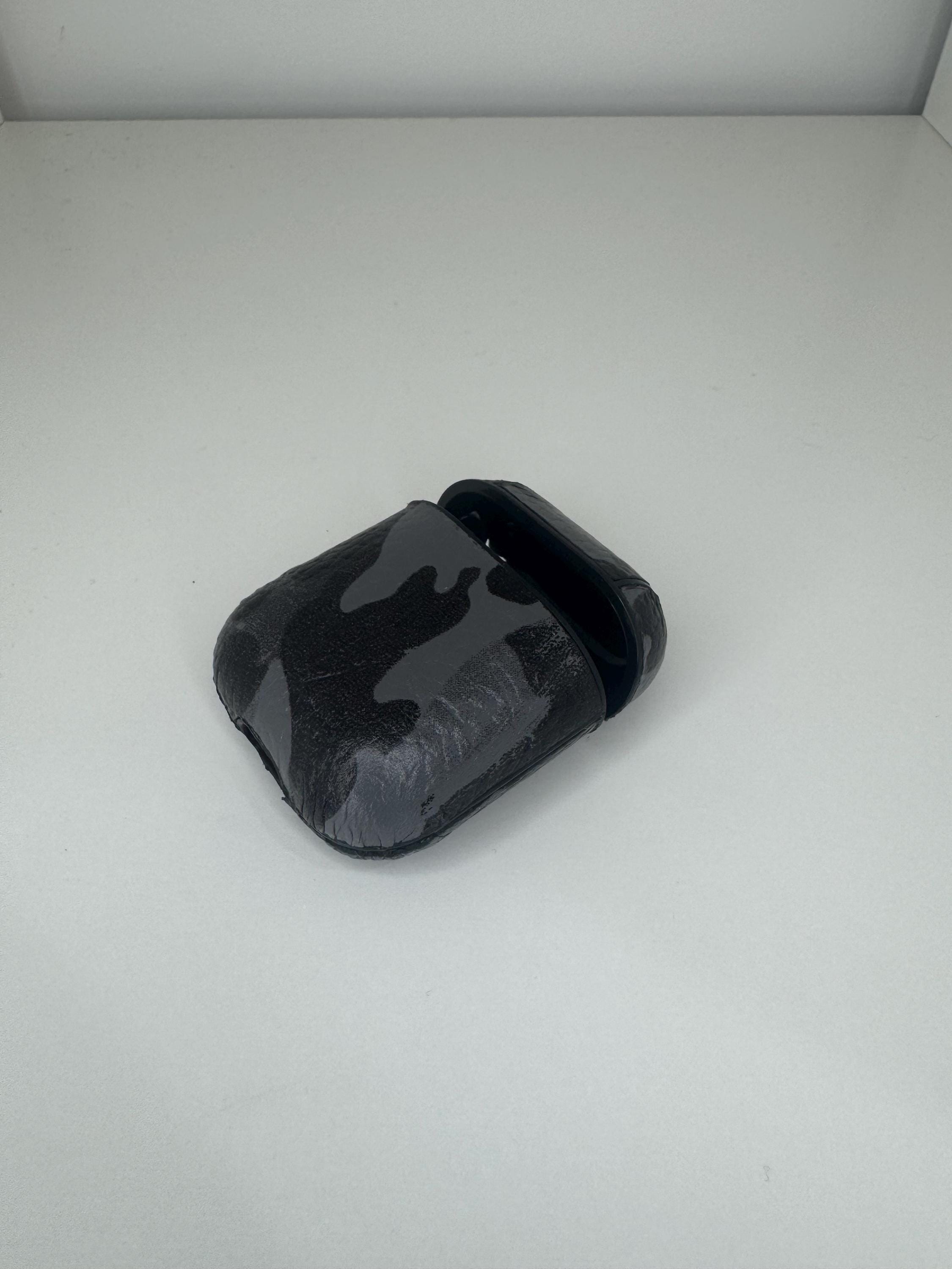 Personalised Grey Camo Apple AirPods case