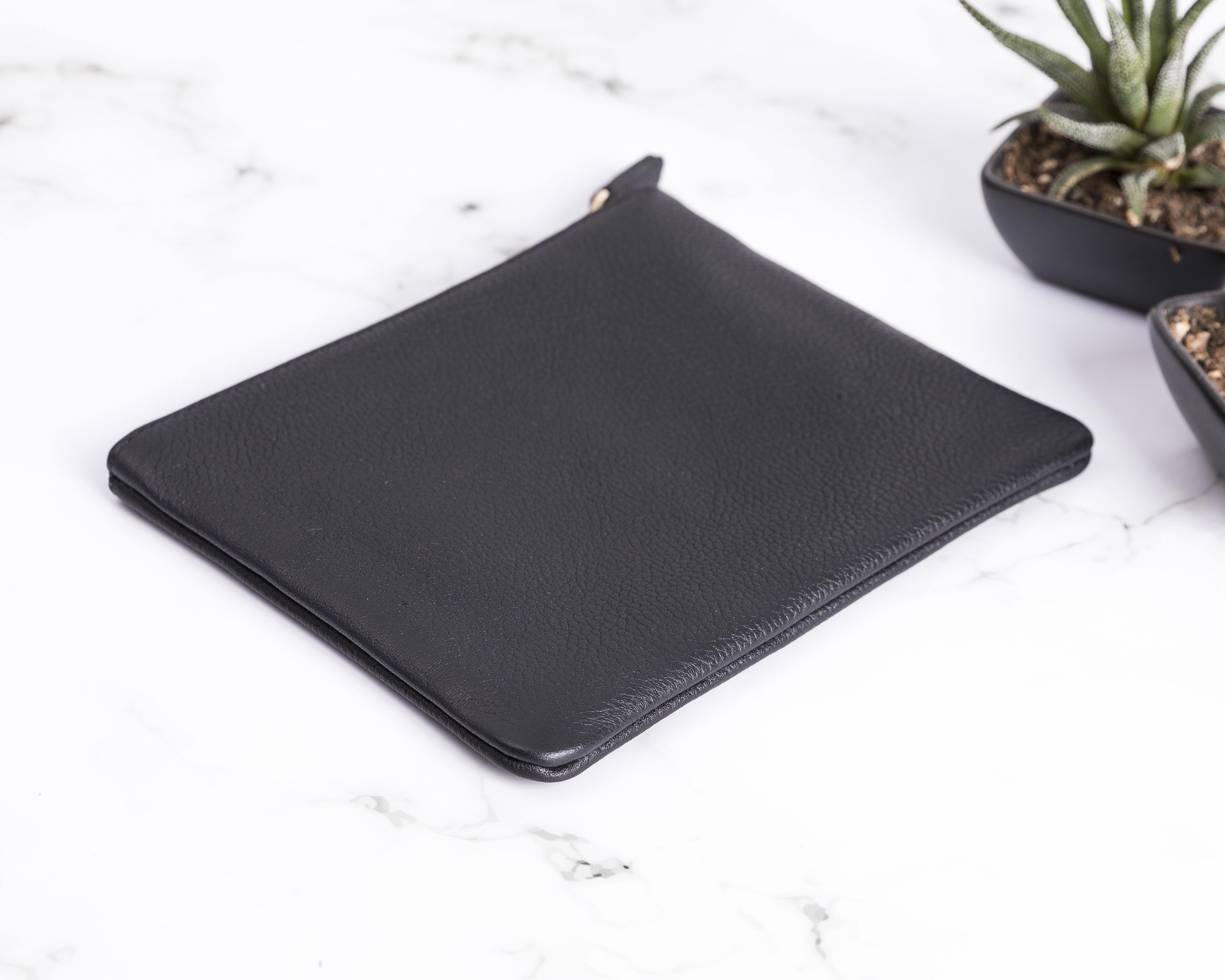 Genuine leather purse, clutch bag | personalised with your initials or name - PersonalisebyLisa