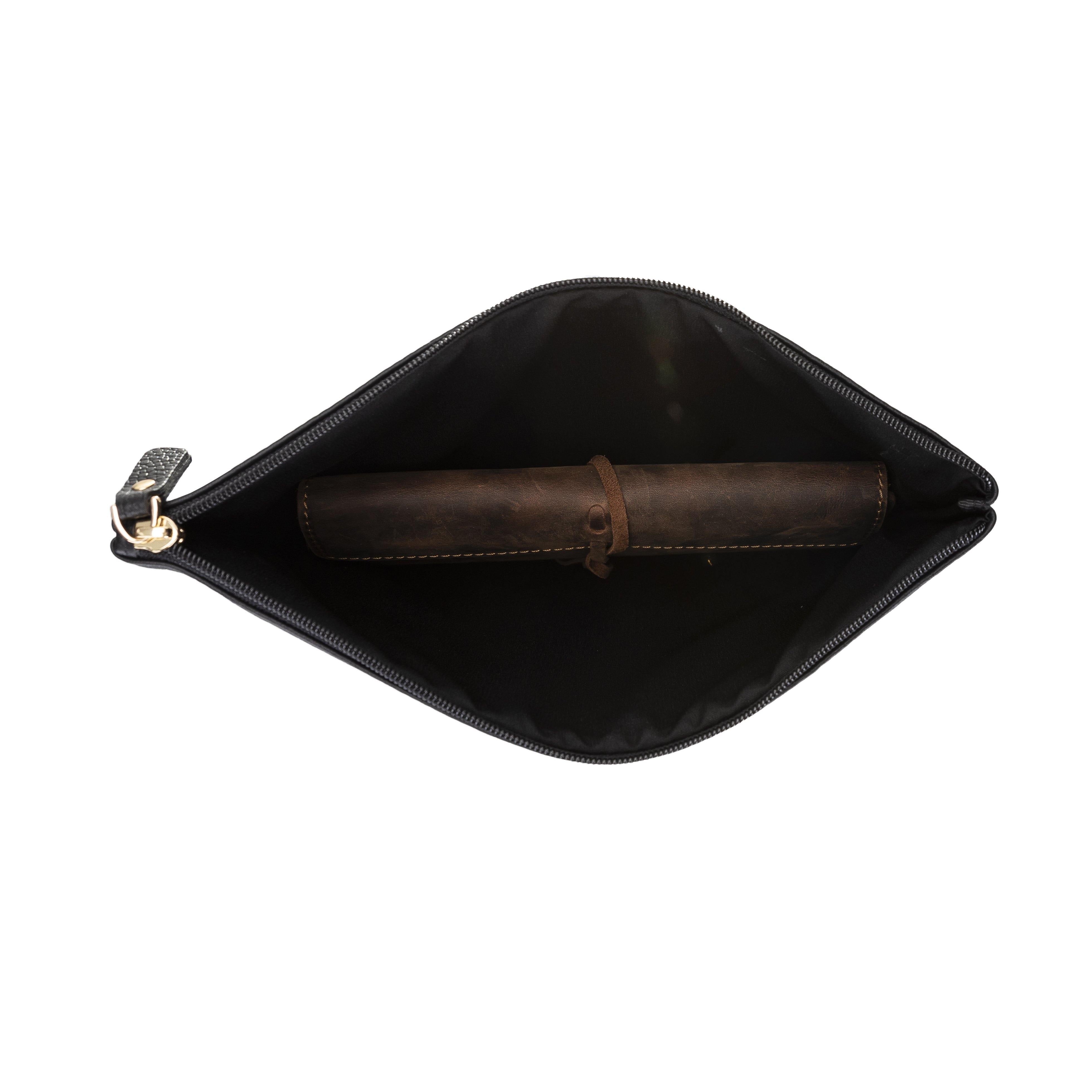 Genuine leather purse, clutch bag | personalised with your initials or name - PersonalisebyLisa