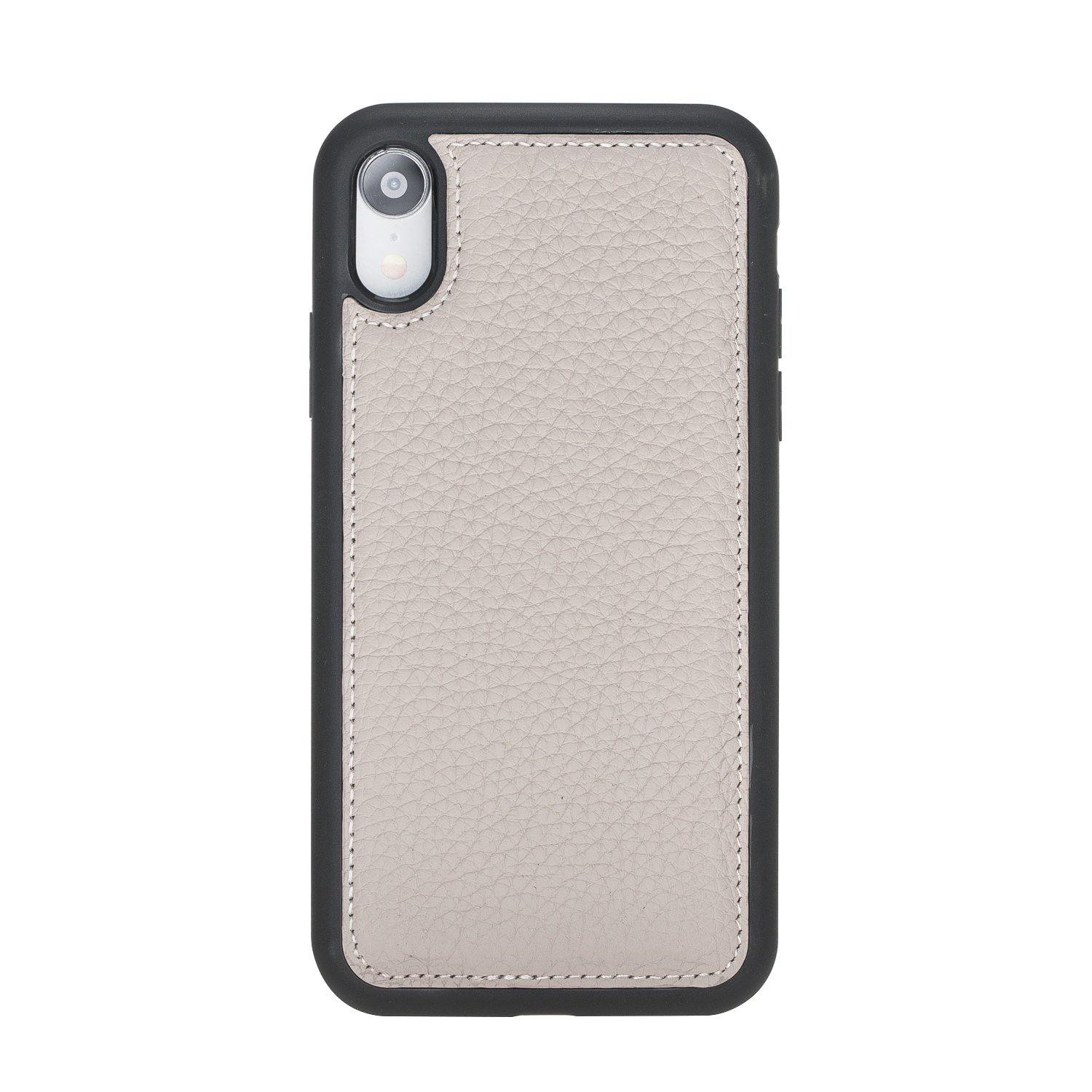 iPhone XR genuine leather phone case personalised with name or initials - PersonalisebyLisa