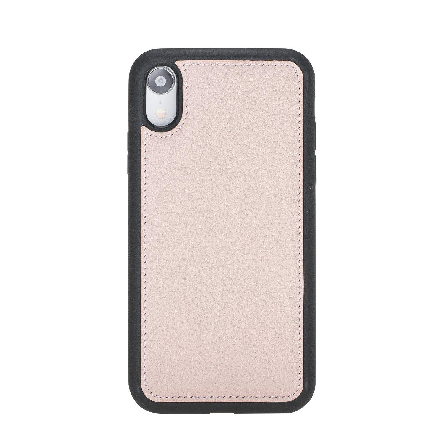 iPhone XR genuine leather phone case personalised with name or initials - PersonalisebyLisa