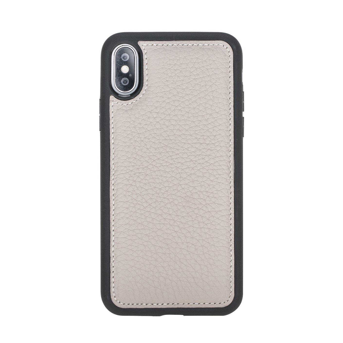 iPhone X/XS genuine leather phone case personalised with name or initials - PersonalisebyLisa