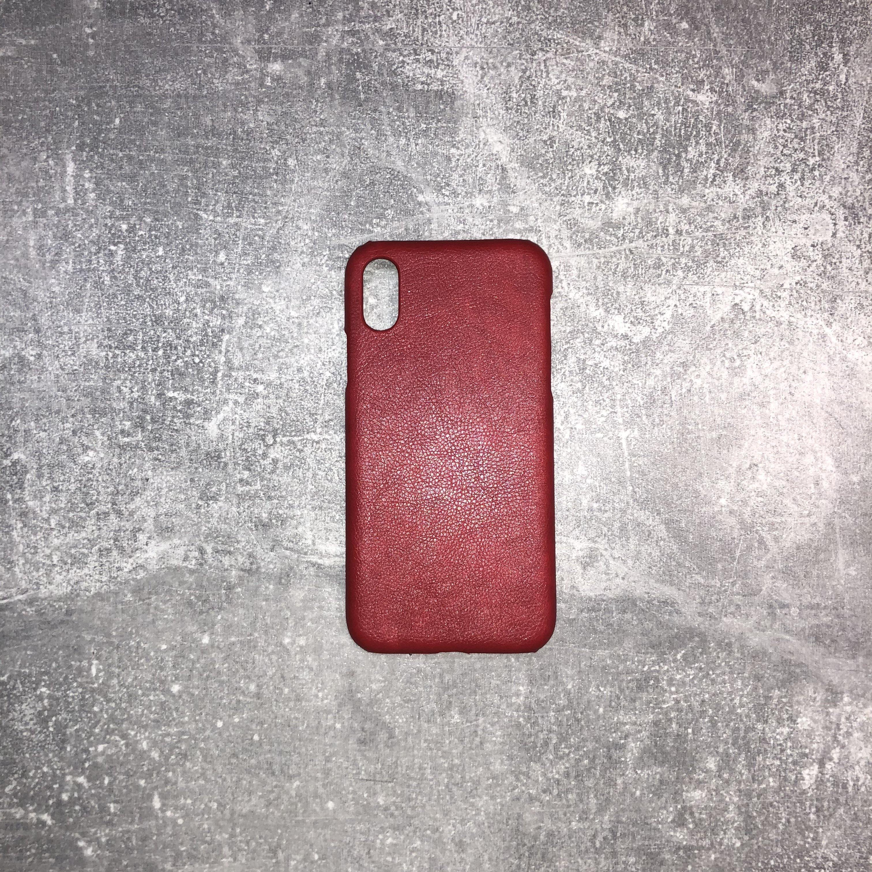 iPhone XS Max PU leather case personalised with name or initials - PersonalisebyLisa