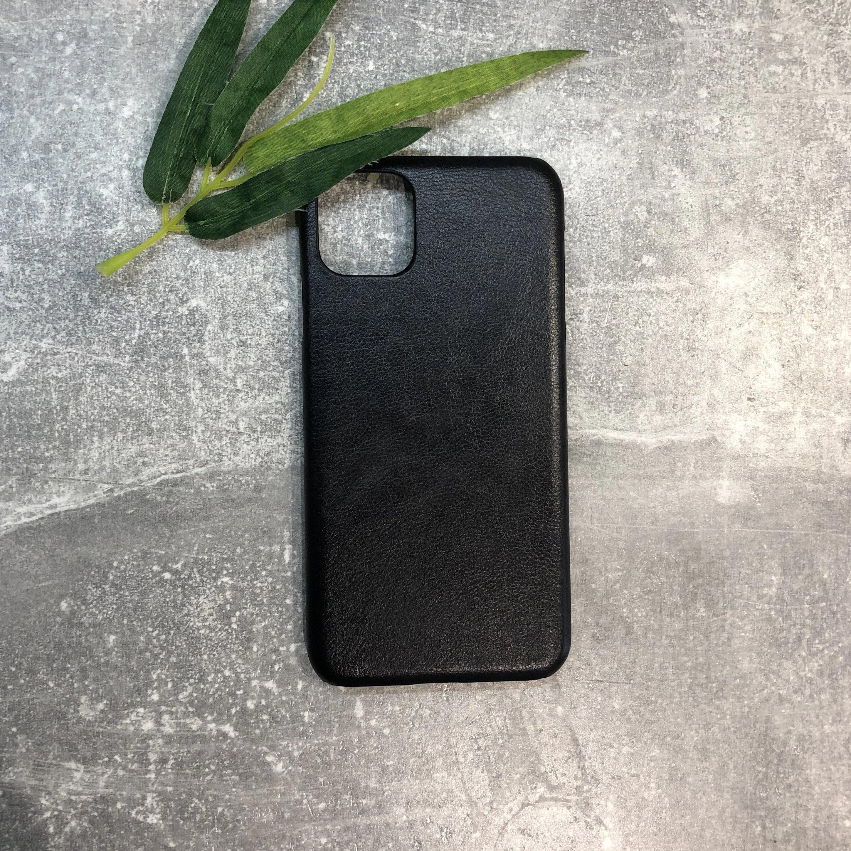 iPhone 12, 12 Mini, 12 Pro, 12 Pro Max PU leather phone case personalised with name or initials - PersonalisebyLisa