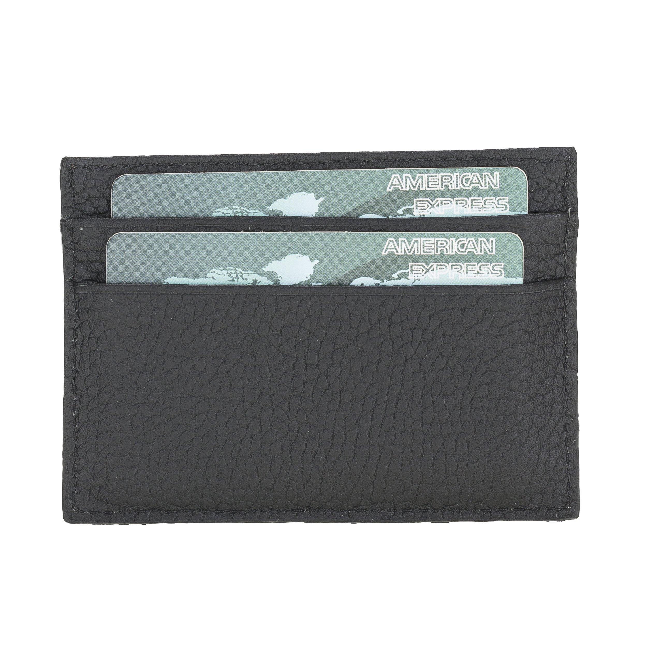 Genuine Leather card holder/wallet | personalised with your name or initials - PersonalisebyLisa