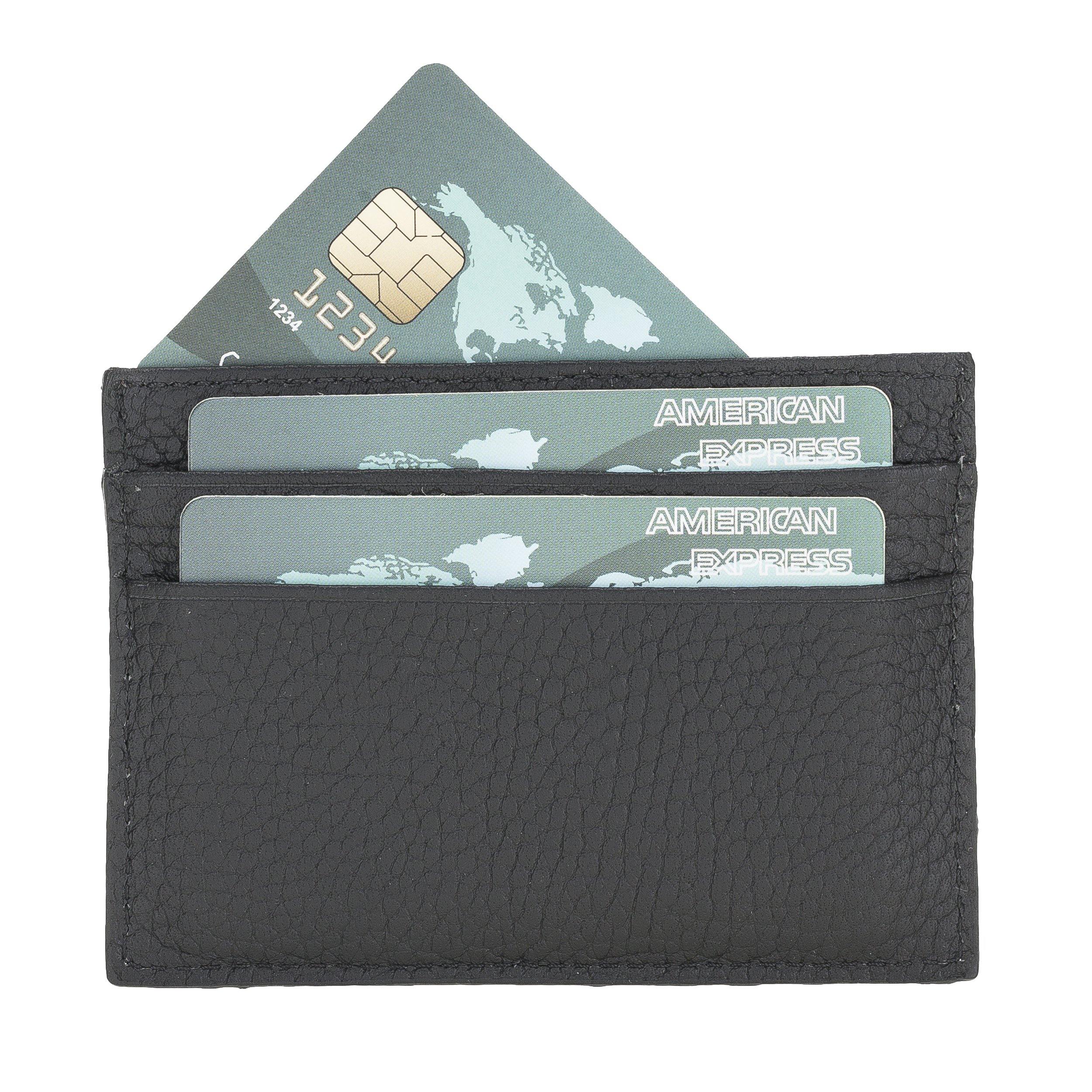 Genuine Leather card holder/wallet | personalised with your name or initials - PersonalisebyLisa