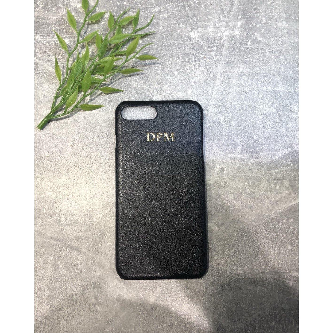 iPhone 7/8 & 7/8 Plus PU leather case personalised with your initials - PersonalisebyLisa