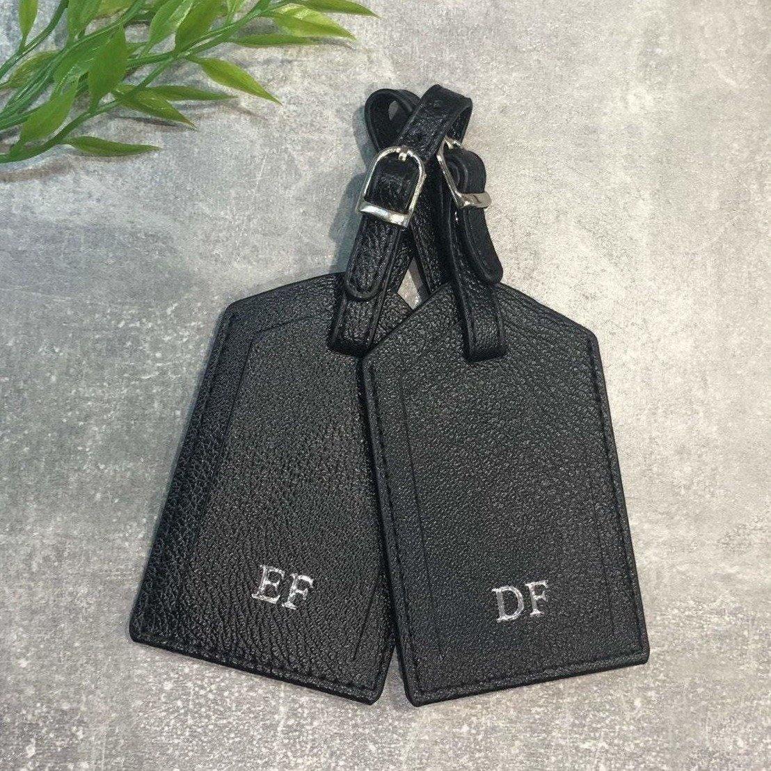 Personalised pu leather luggage tags | wedding gift | travel tags | travel accessories - PersonalisebyLisa