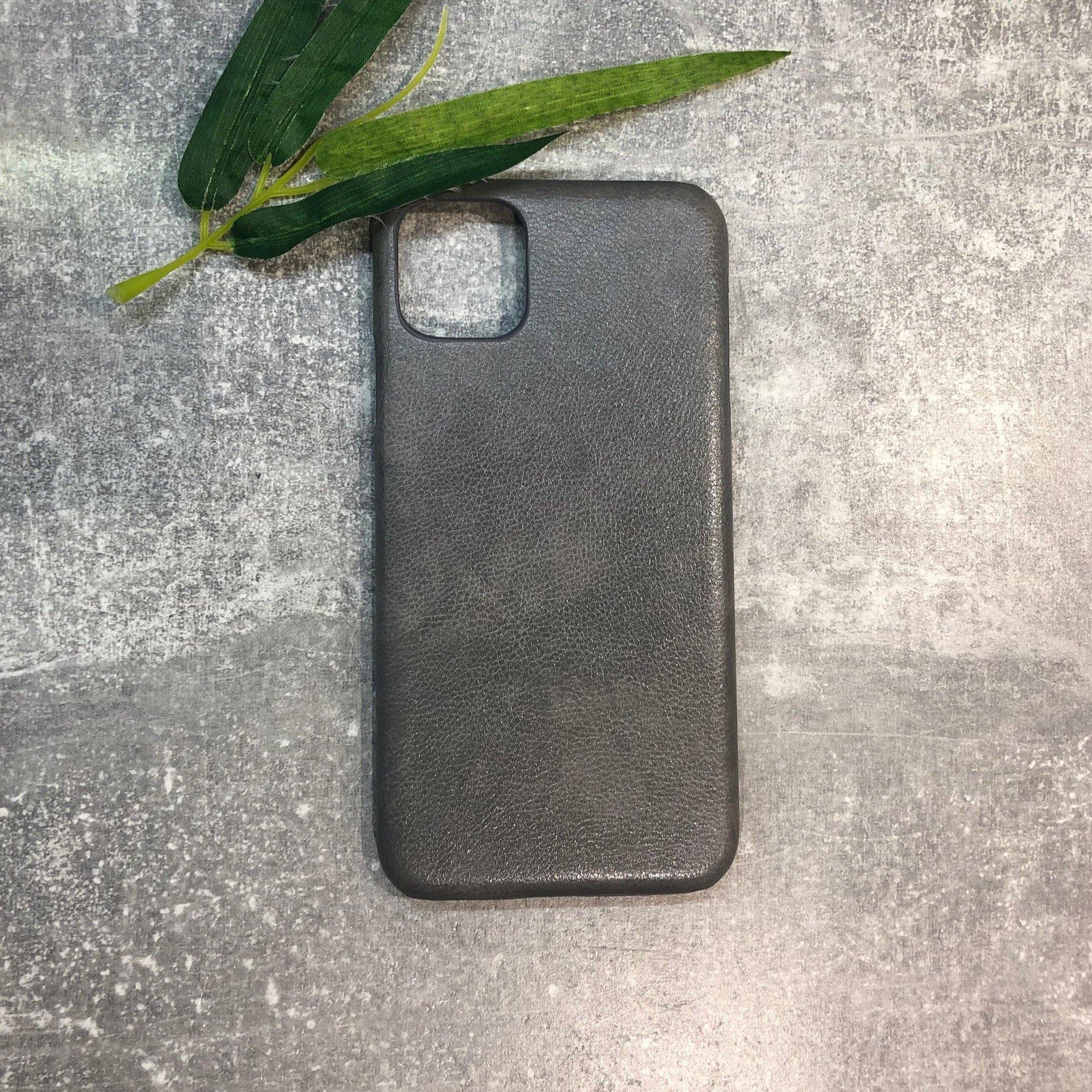 iPhone 12, 12 Mini, 12 Pro, 12 Pro Max PU leather phone case personalised with name or initials - PersonalisebyLisa